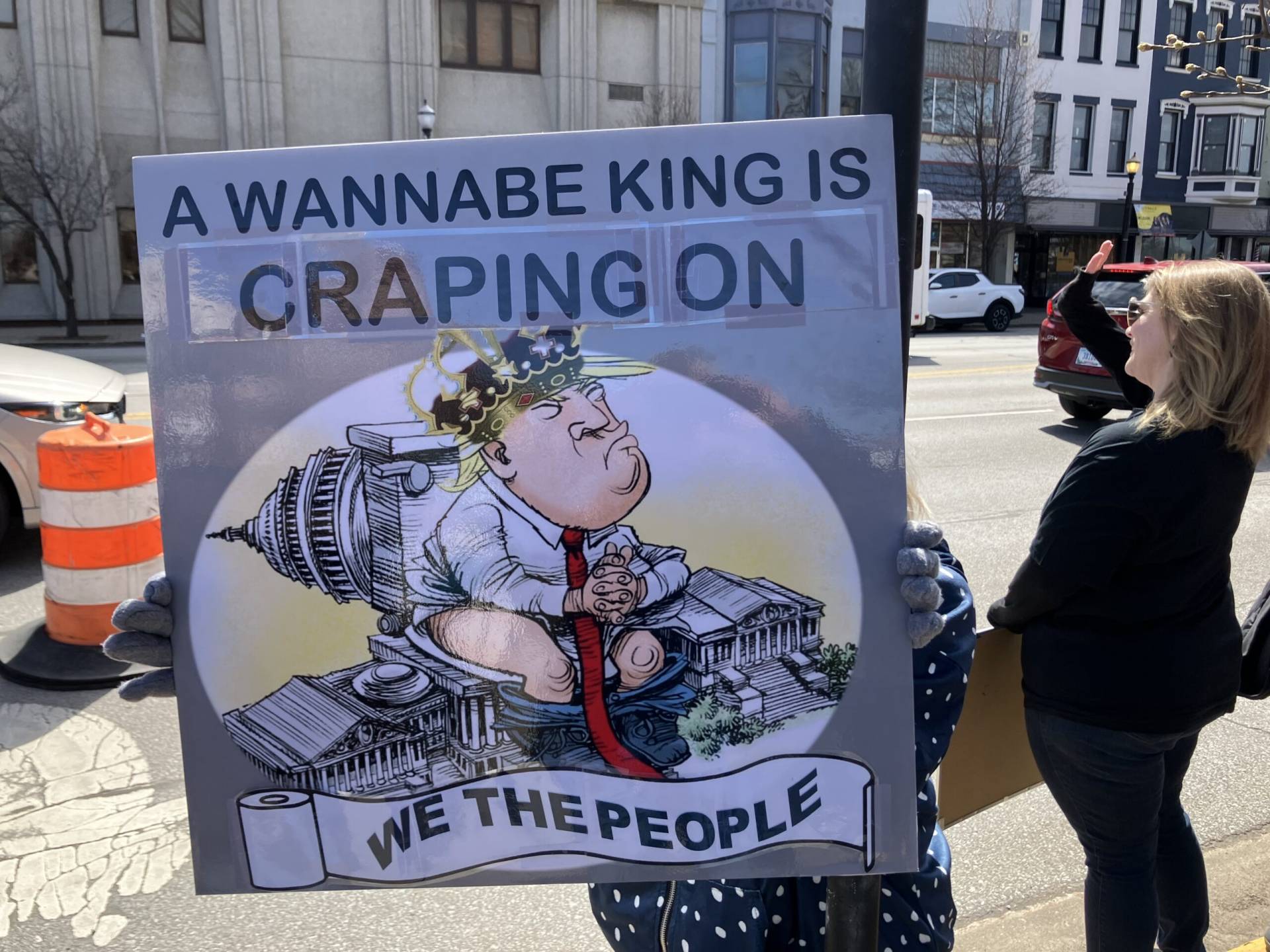 wanna be king is crapping on we the people