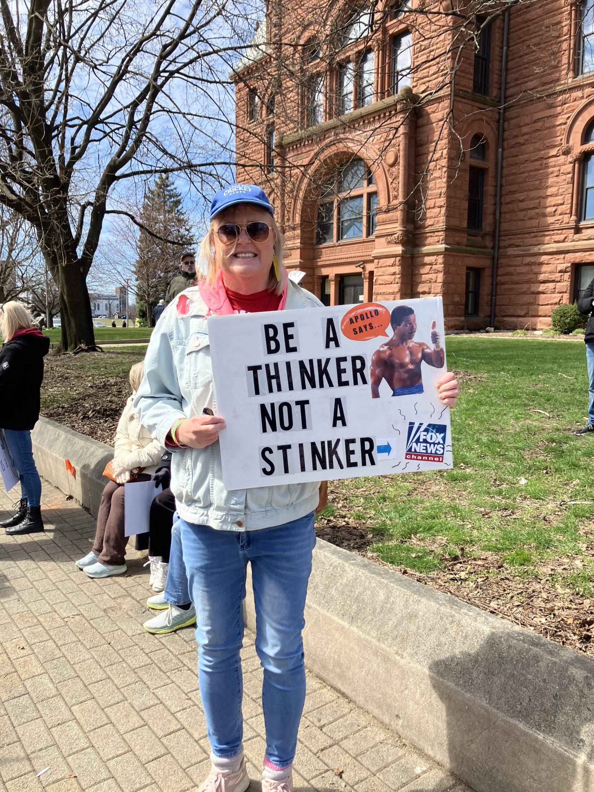 be a thinker not a stinker