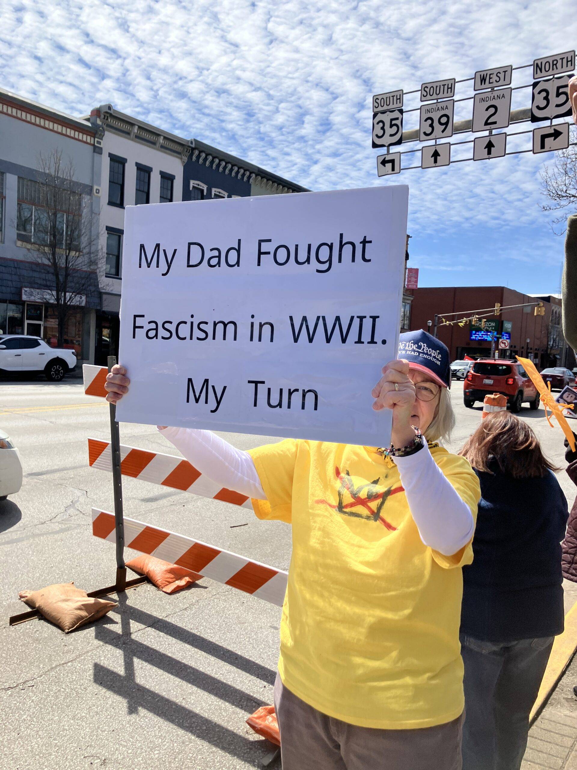 my dad fought fascism in wwii my turn