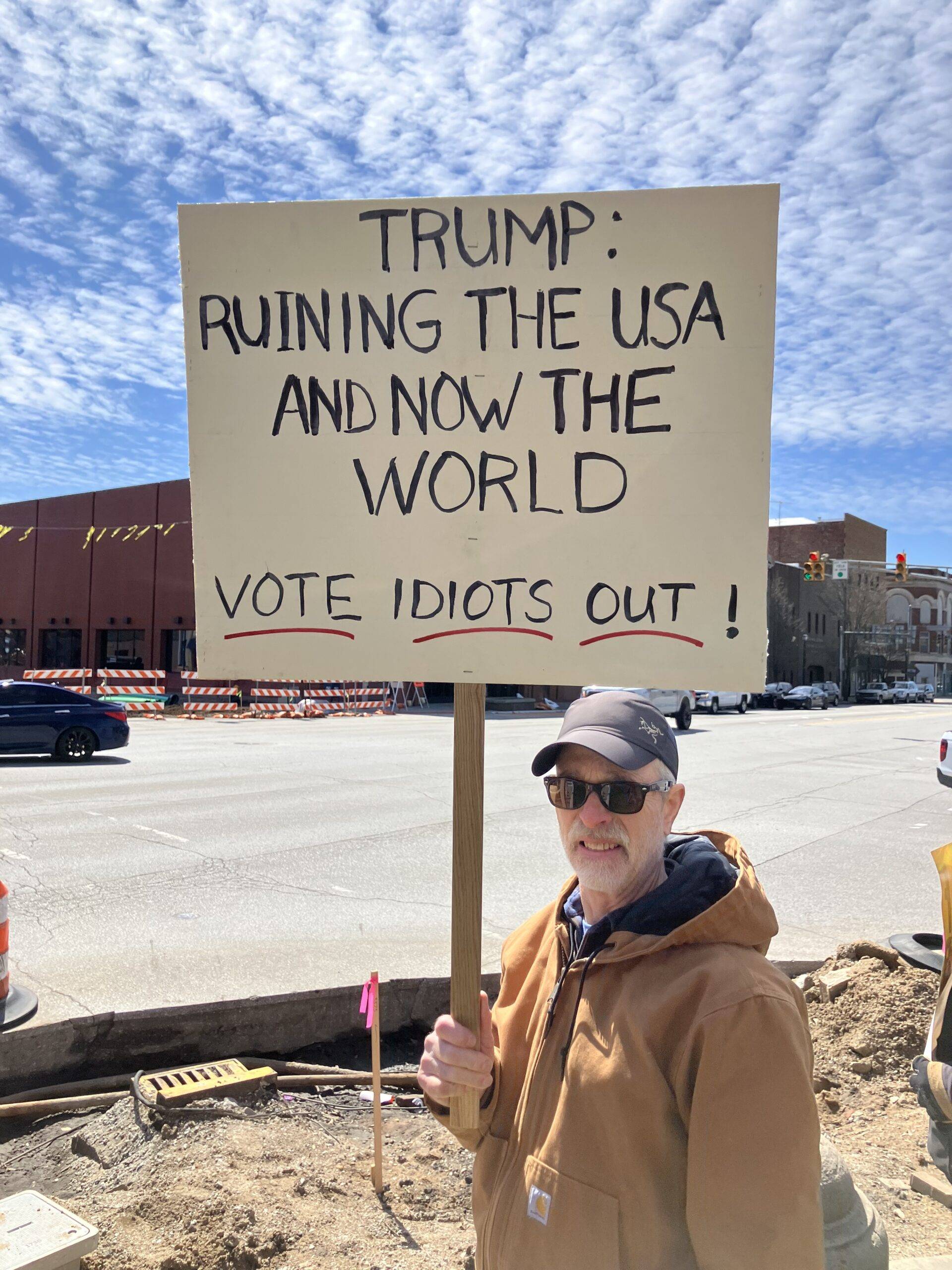 trump the usa and now the world vote idiots out