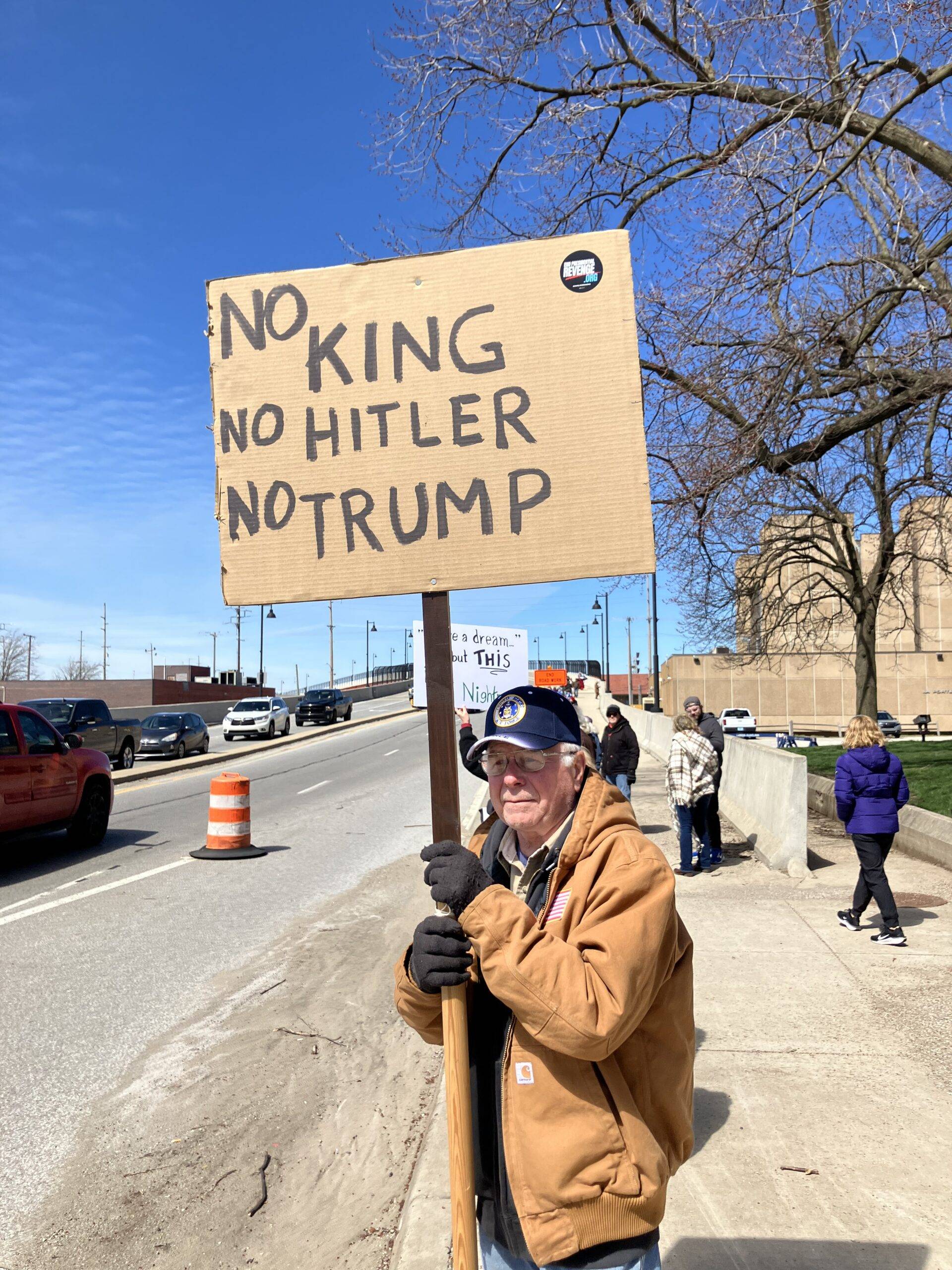 no king no hitler no trump