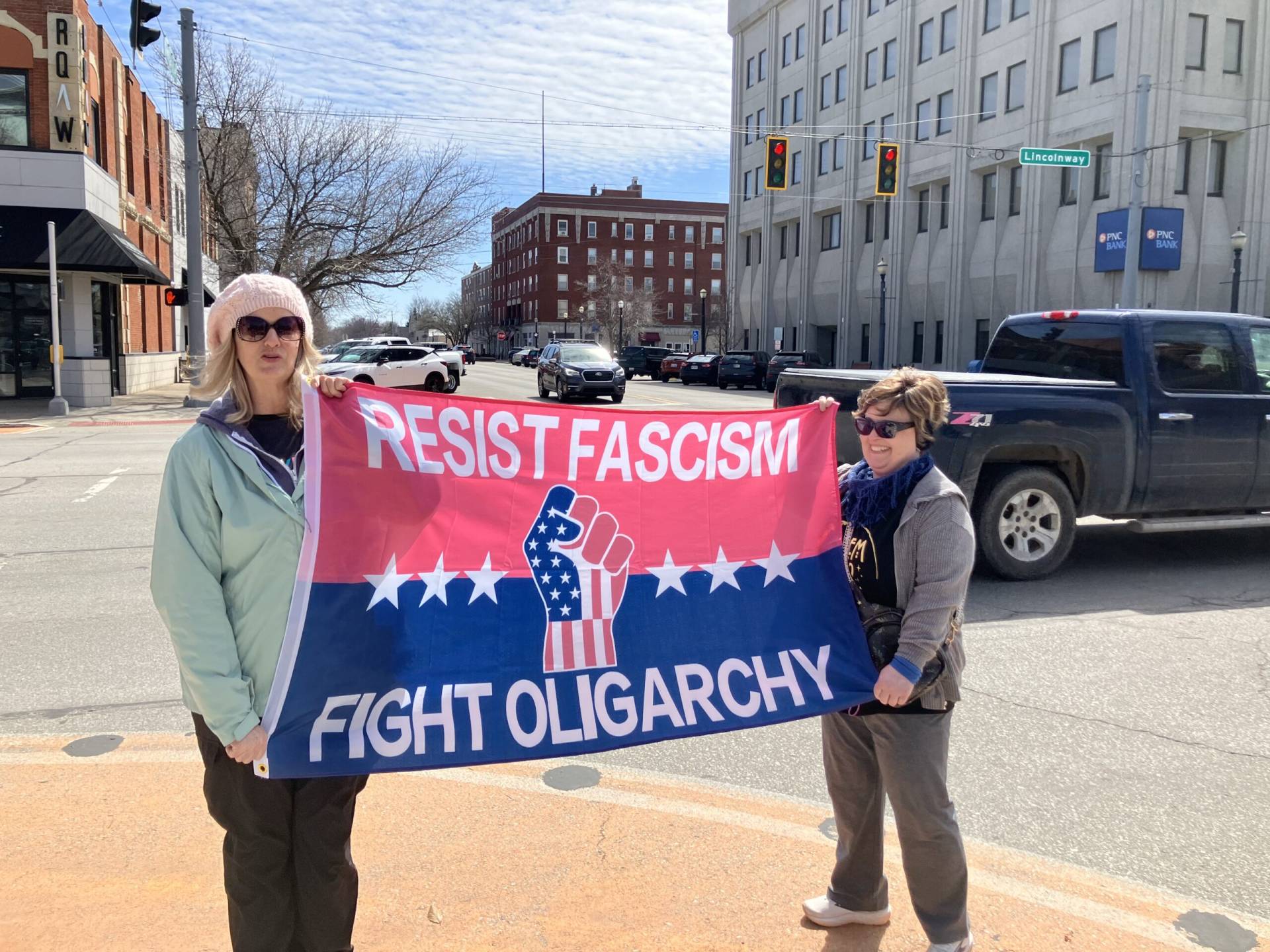 racist fascism fight oligarchy as flag